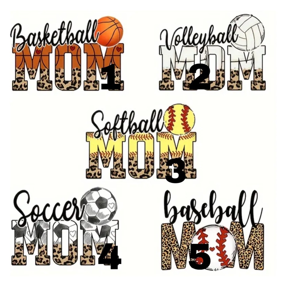 Sports Mom Graphic T-Shirts